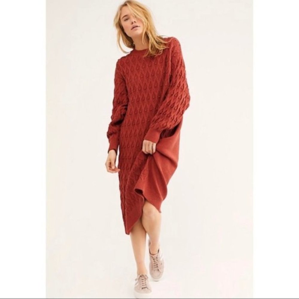 Free People Nicole Sweater Midi Dress